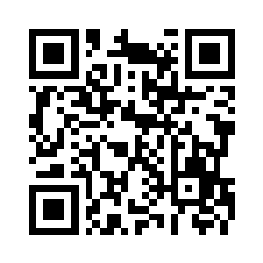 QR code opening Stephen Huxter's interactive card